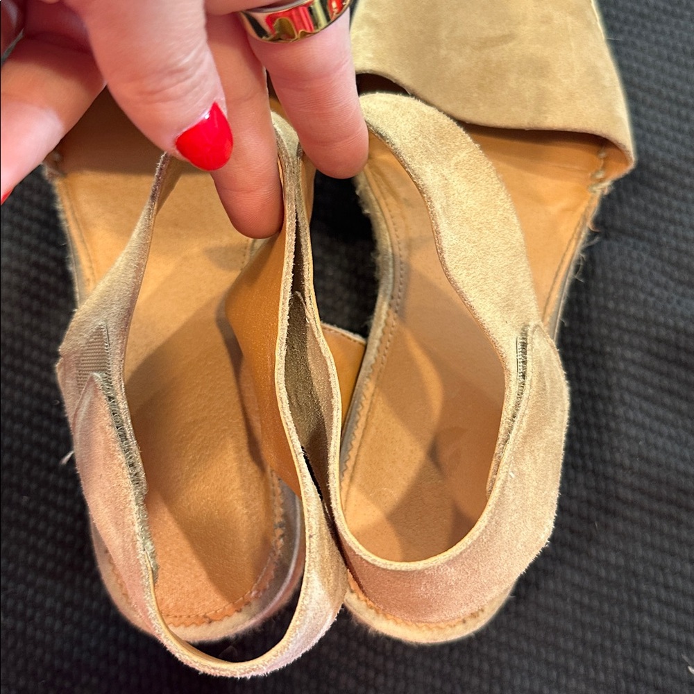 Franco Sarto Tan Espadrille Sandals - Picture 5 of 6